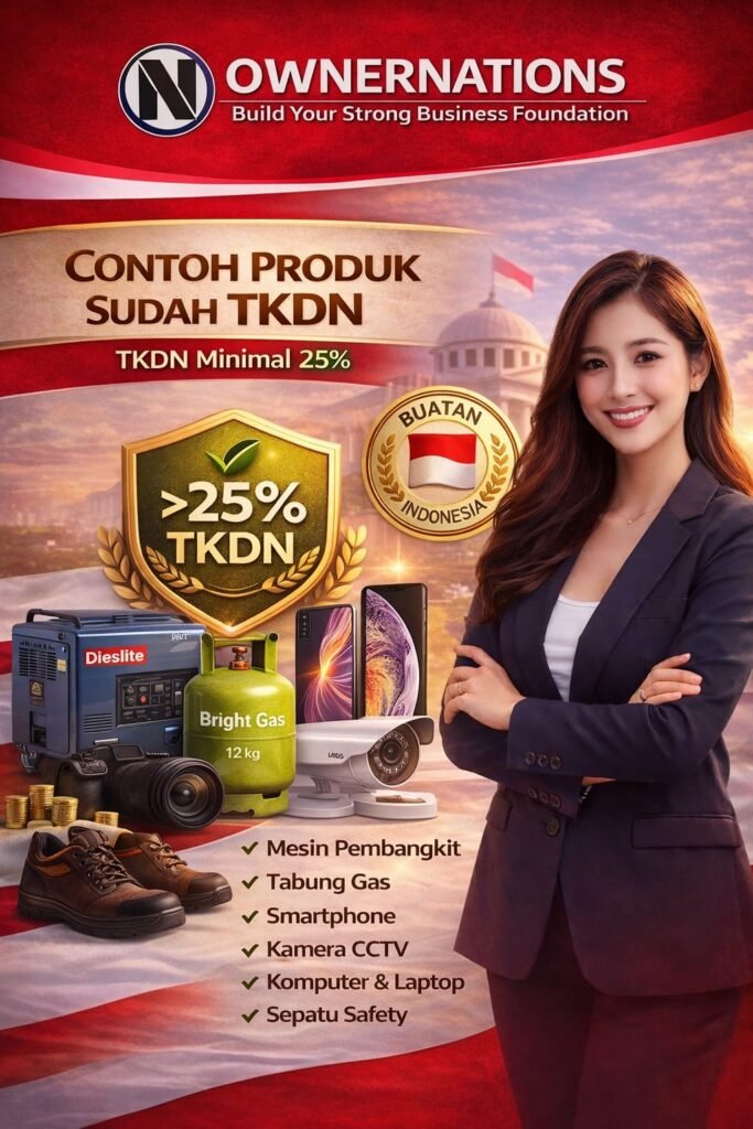 Contoh perusahaan TKDN 25 persen