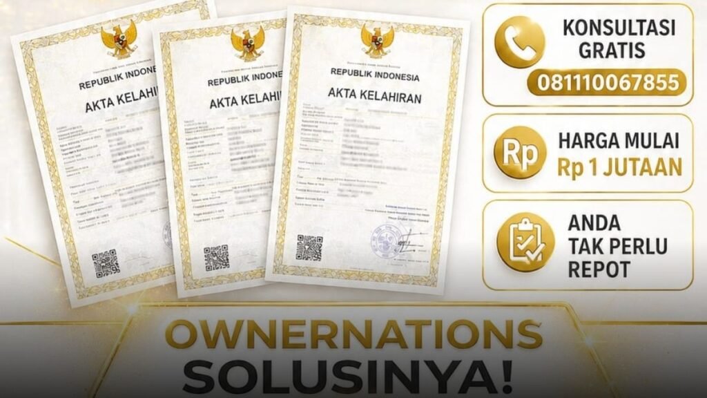 Cara Mengurus Akta Kelahiran Hilang Tanpa Antre
